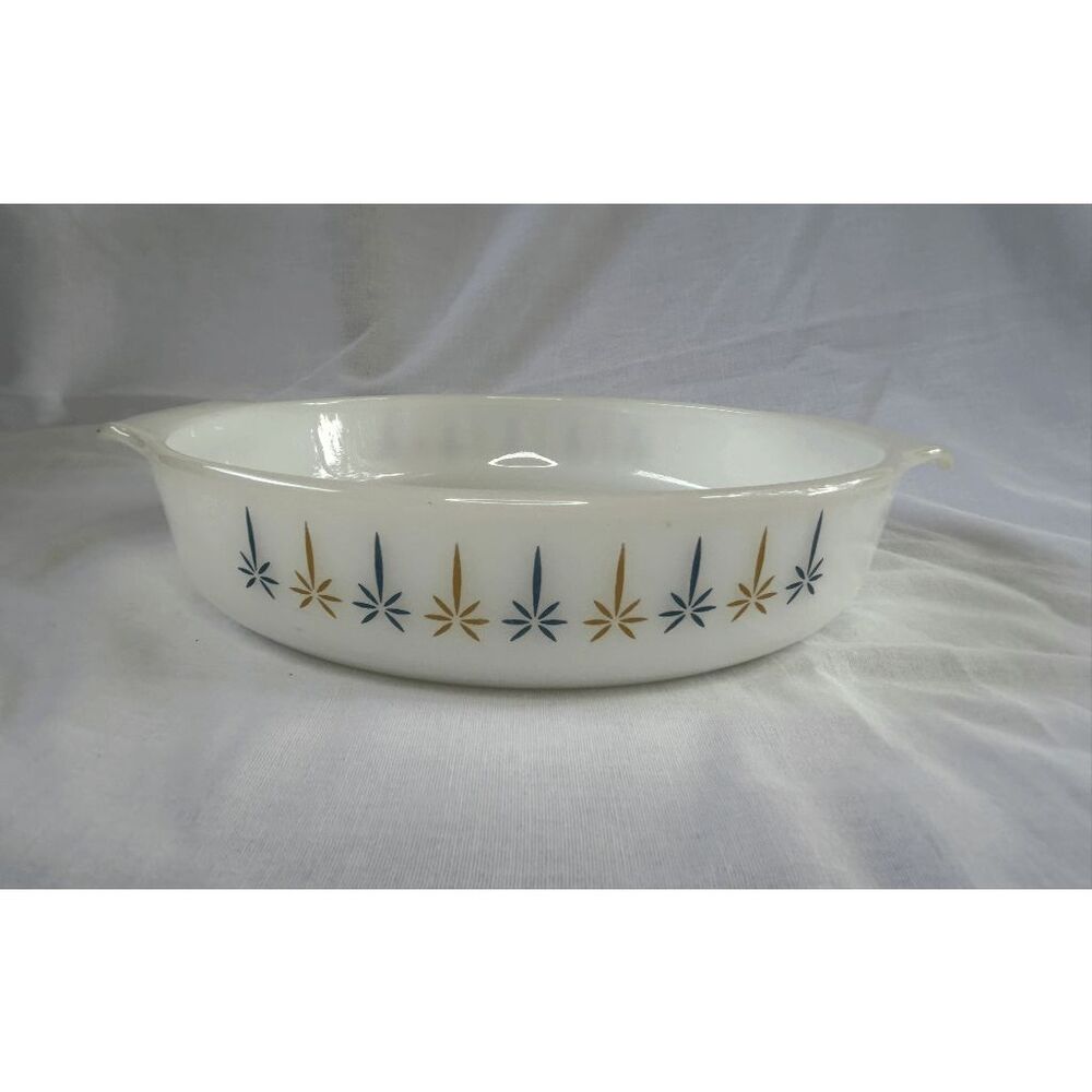 Anchor Hocking Fire King Candle Glow 9 Inch Round Dish Number 429, Collectable
